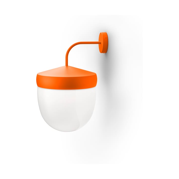 Pan væglampe frostet 30 cm - Orange - Noon