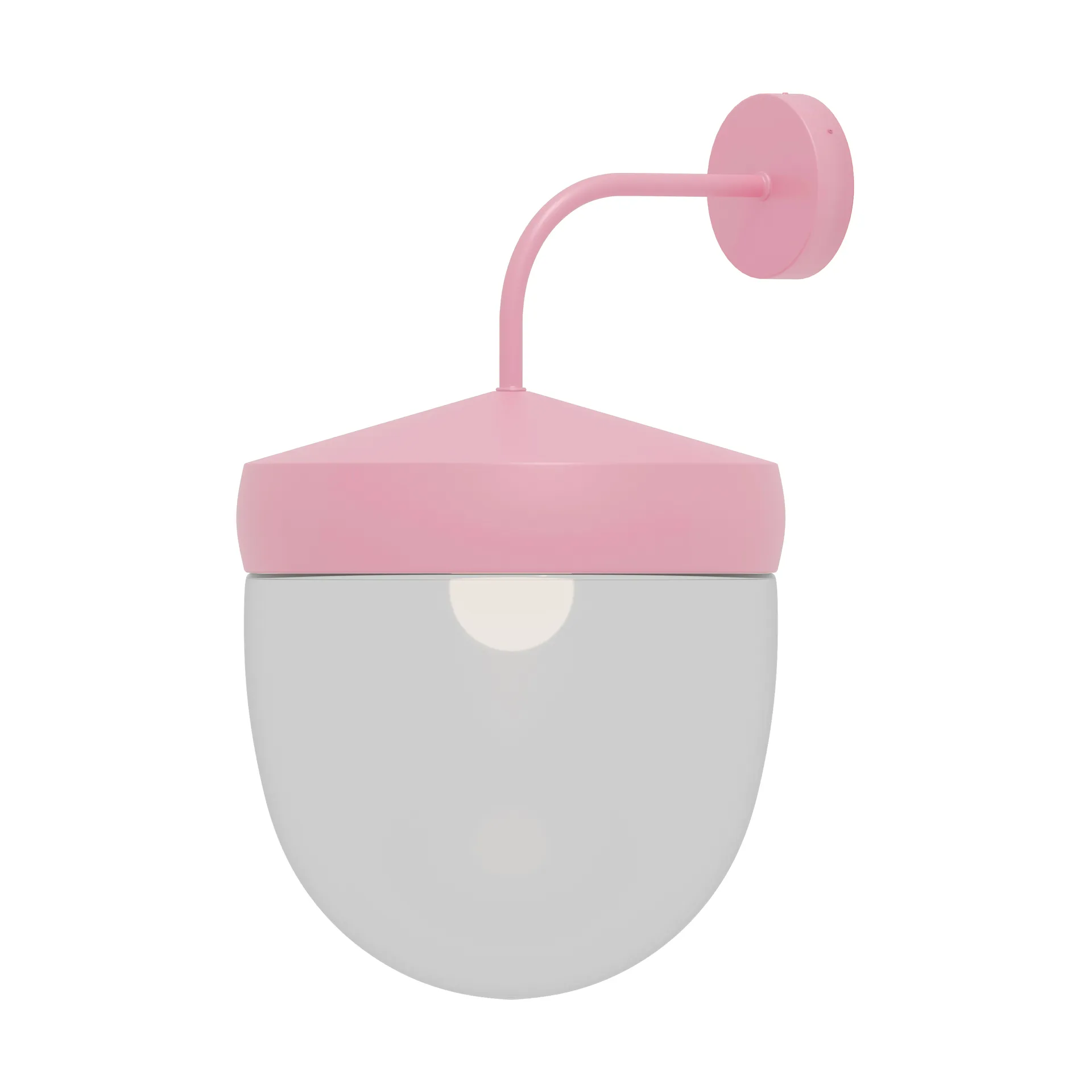 Pan væglampe klar 30 cm, Rosa Noon