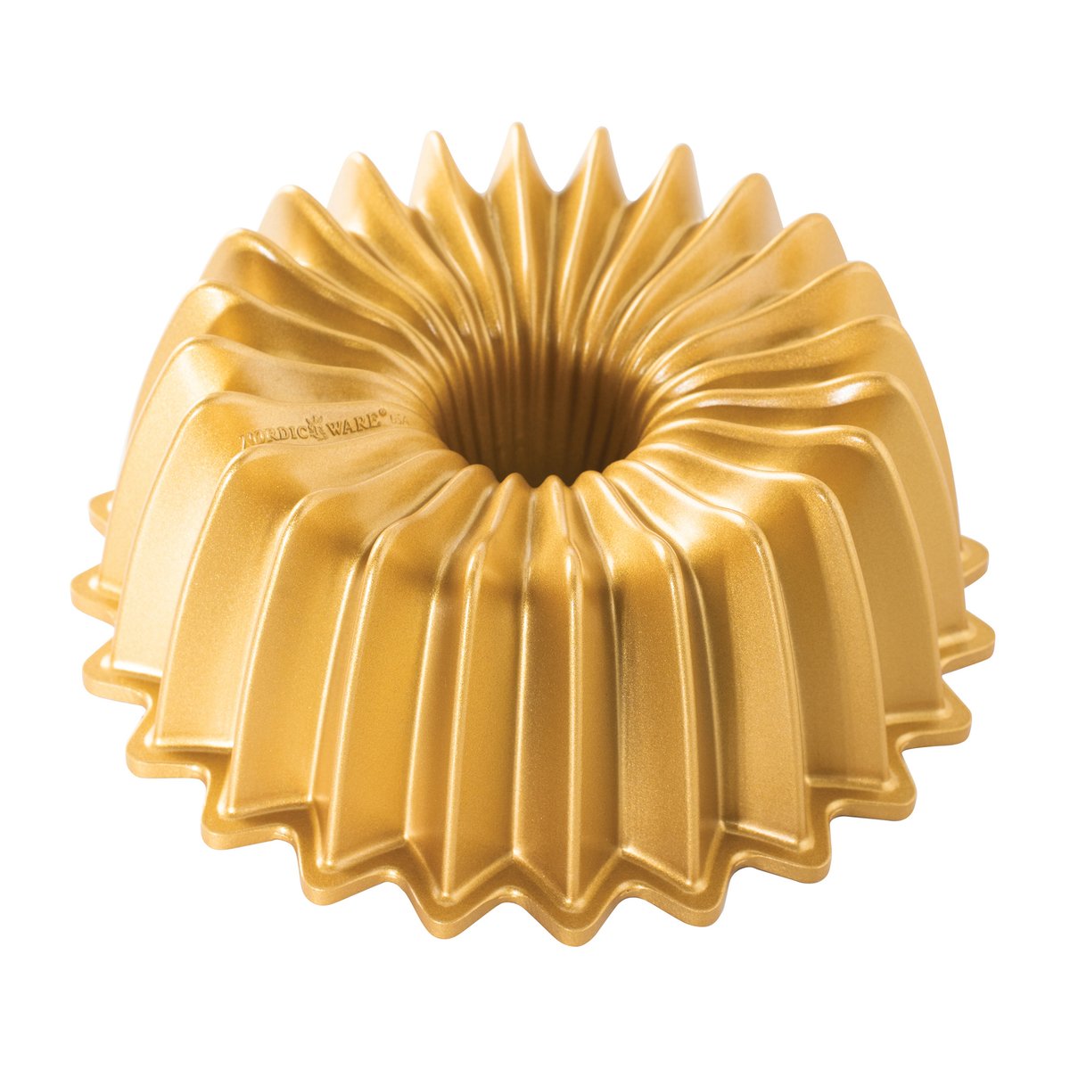Nordic Ware 5 cup brilliance bundt bageform 1,2 L | Skandinavisk Design | Kageforme & kageudstikkere | Guld