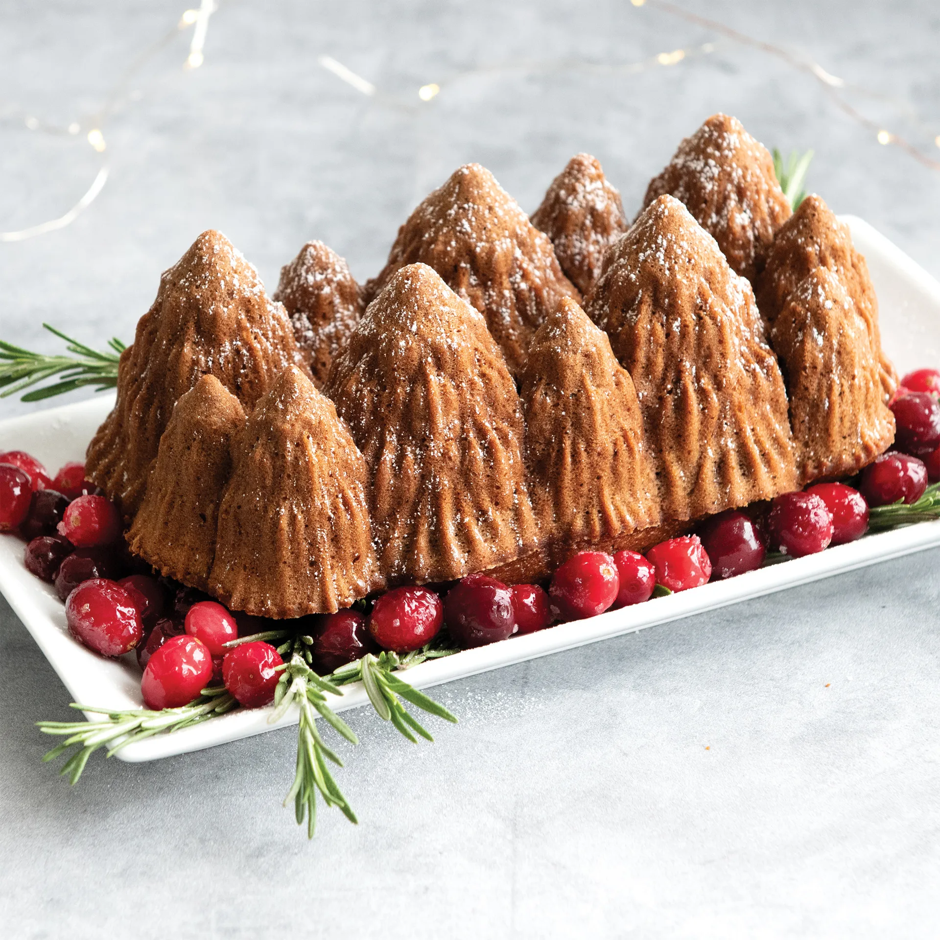 Nordic Ware Alpine forest bageform, Sølv Nordic Ware