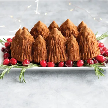 Nordic Ware Alpine forest bageform - Sølv - Nordic Ware