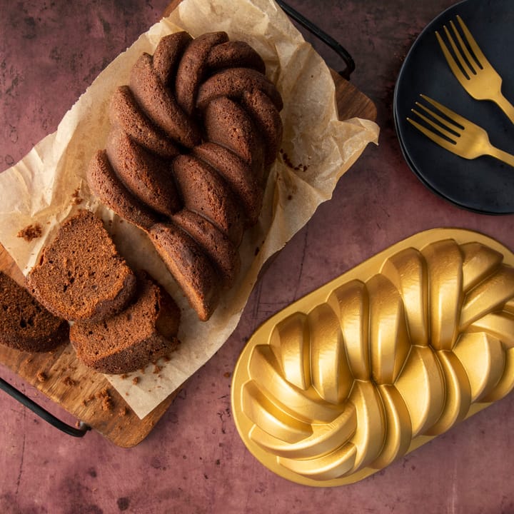 Nordic Ware Braided brødform 1,4 L, Guld Nordic Ware
