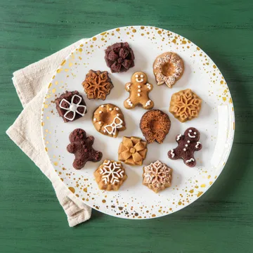 Nordic Ware Holiday Tea Cake kageform - Sølv - Nordic Ware