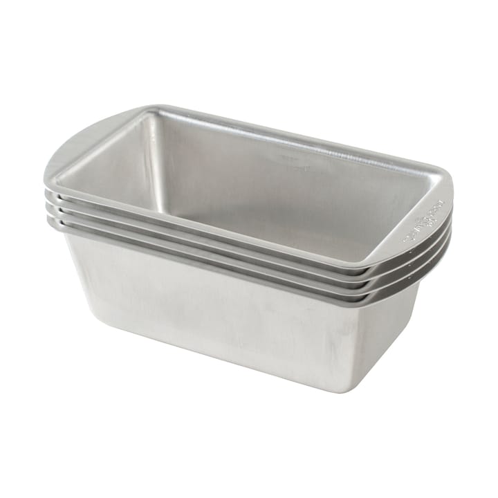 Nordic Ware Natural Mini Loaf brødform 4-pak - Aluminium - Nordic Ware