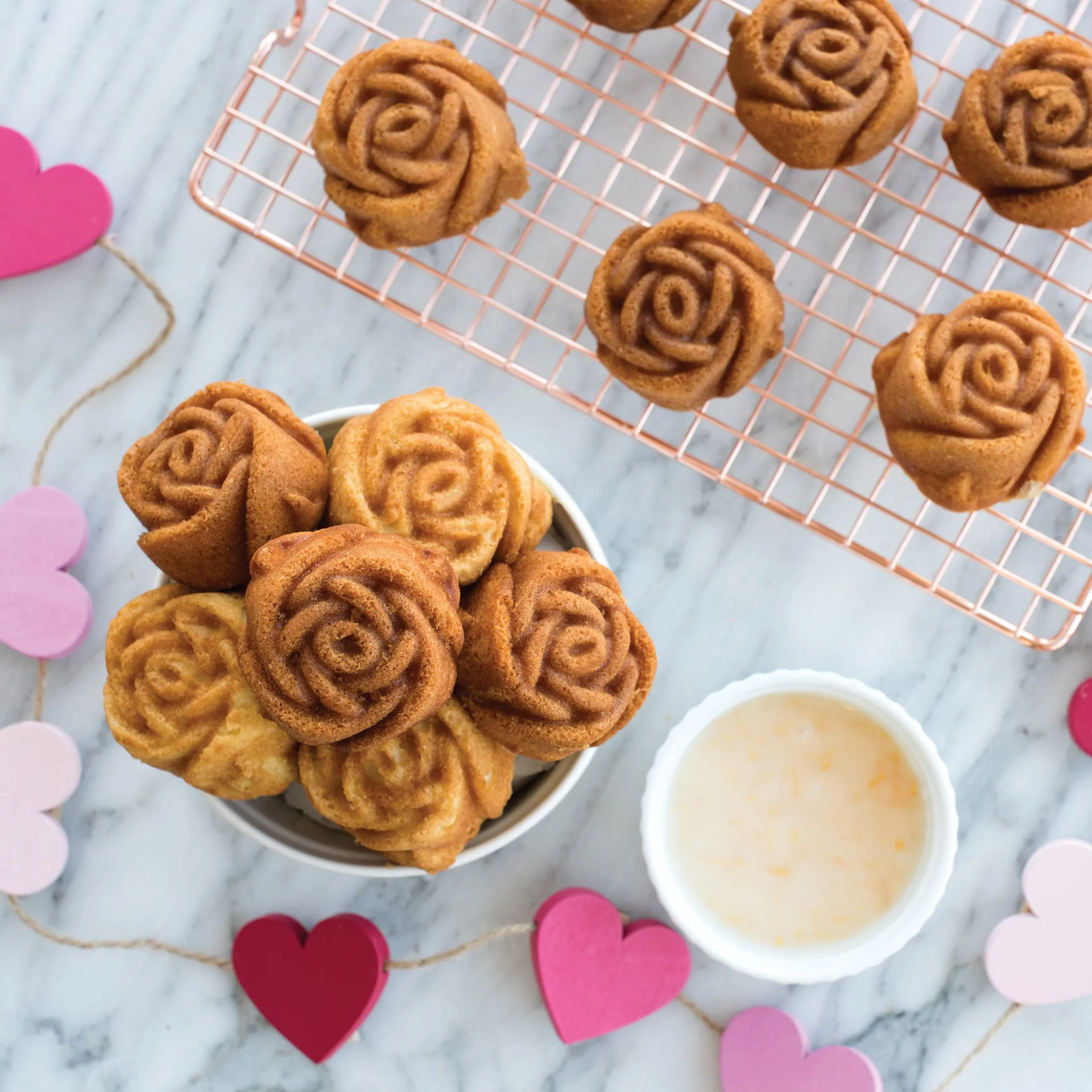 Nordic Ware Rosebud bageform, Toffee Nordic Ware