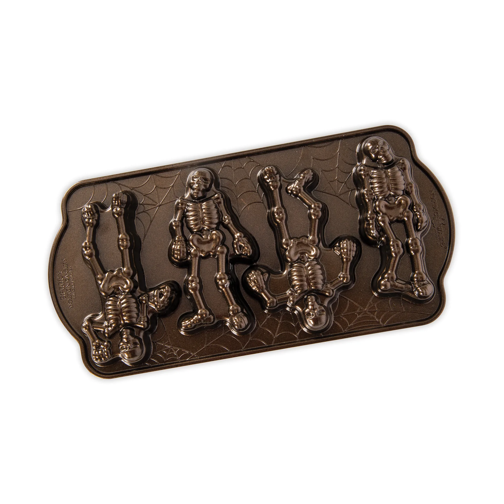 Nordic Ware Spooky Skeleton bageform, Bronze Nordic Ware