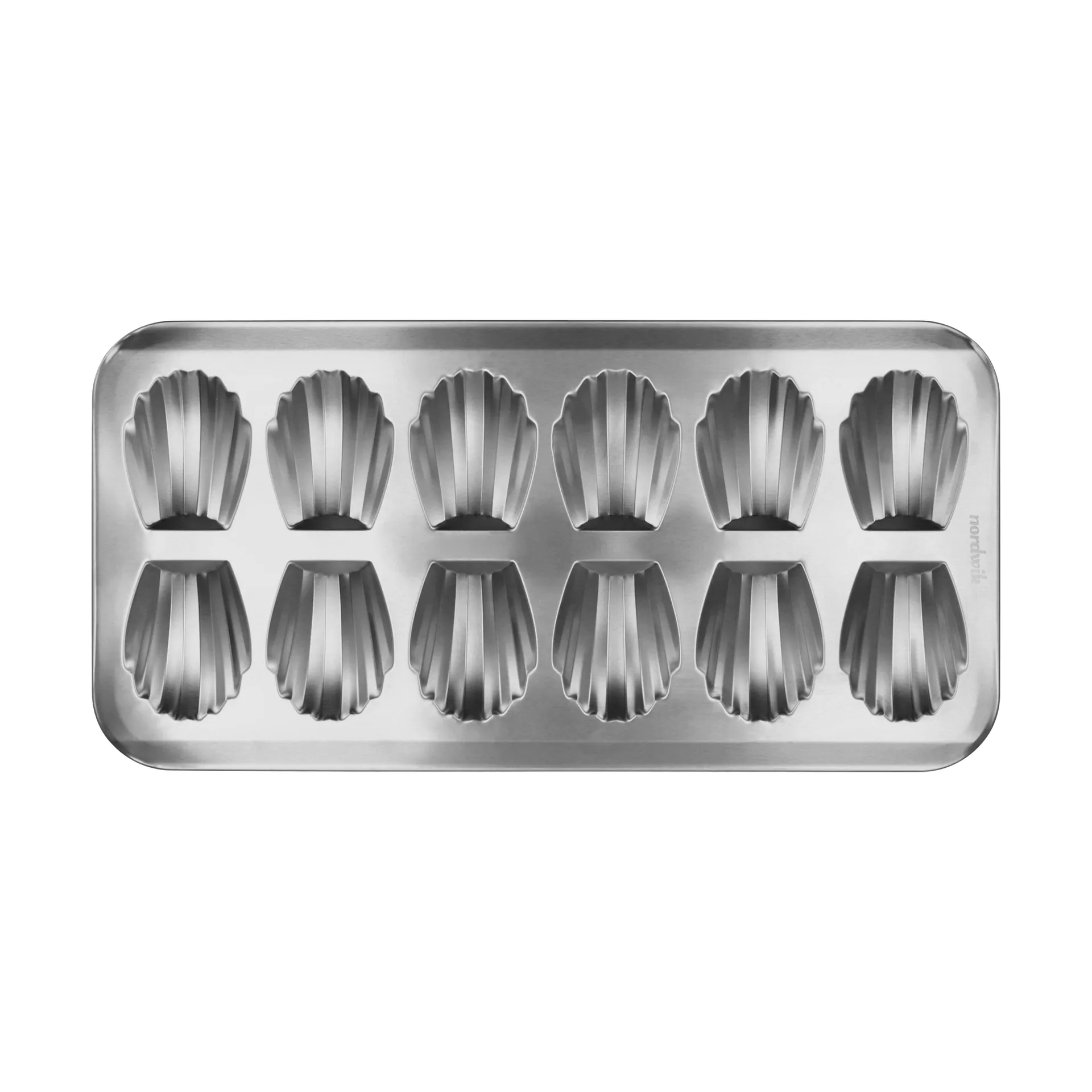 BAKE madeleineform, Rustfrit stål, 12 stk. Nordwik