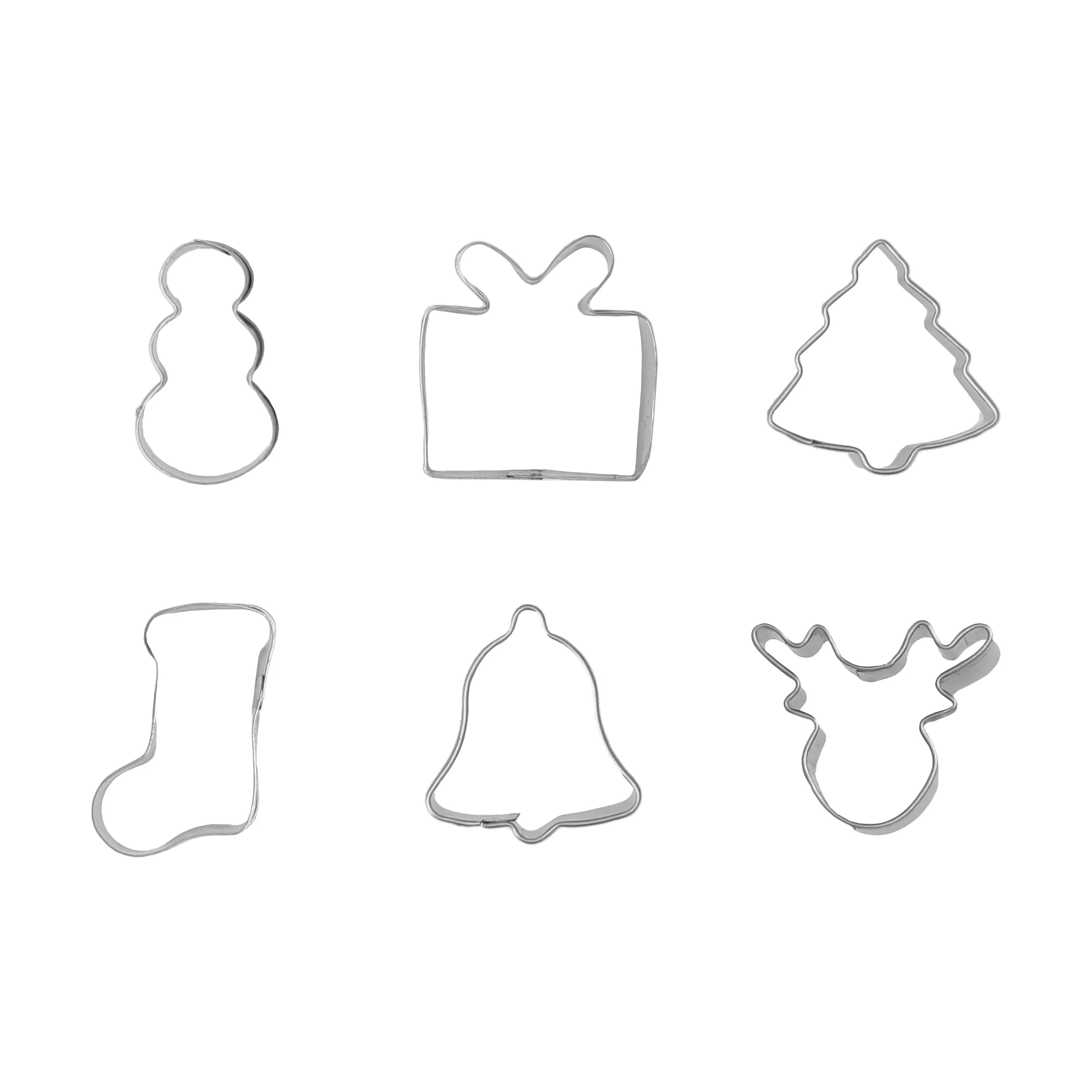 BAKE peberkageform, Jul, mini, 6 stk. Nordwik