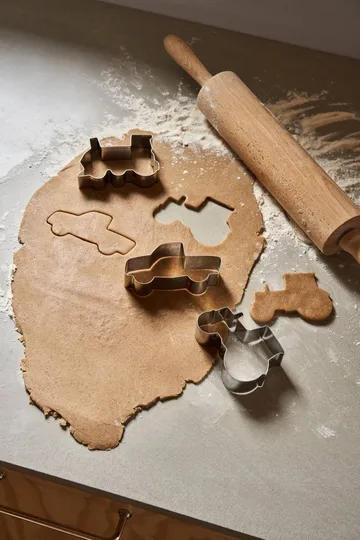 BAKE peberkageform - Køretøjer, 3 stk. - Nordwik