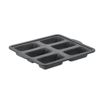 BAKE silikoneform med forstærket ramme - Rektangulær, 6 stk., 26,2x22,1 cm - Nordwik
