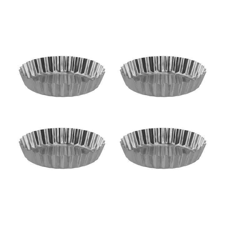 BAKE tarteletform - Rustfrit stål, 4 stk. - Nordwik