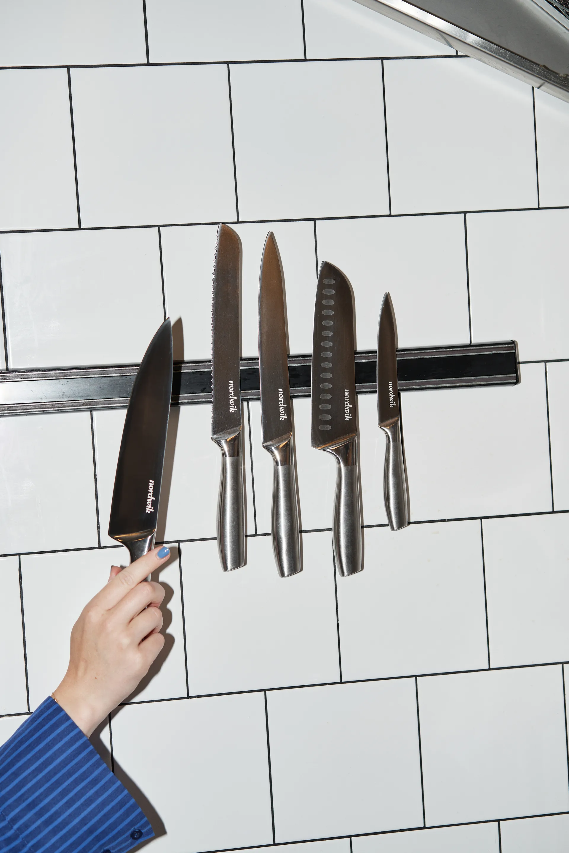 Nordwik knivsæt 5 dele, Rustfrit stål Nordwik