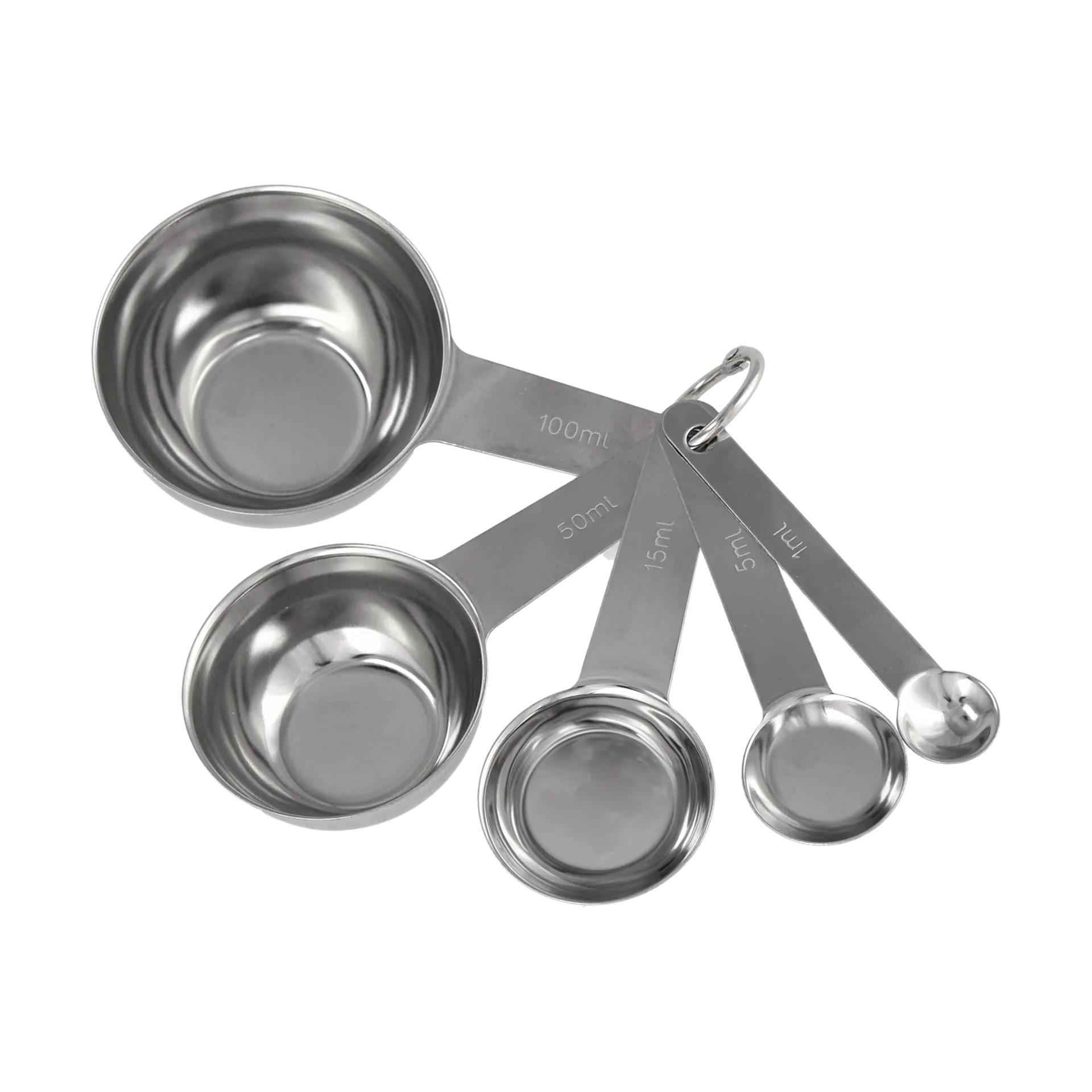 Nordwik målesæt 5 dele, Rustfrit stål Nordwik