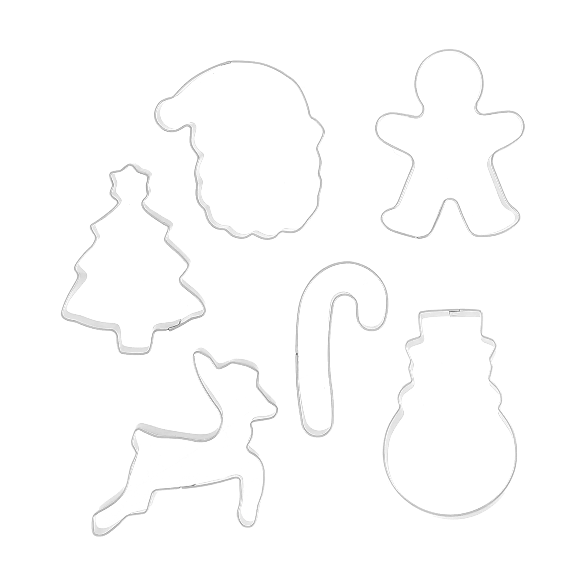 Nordwik peberkageform jul 6 dele, Rustfrit stål Nordwik