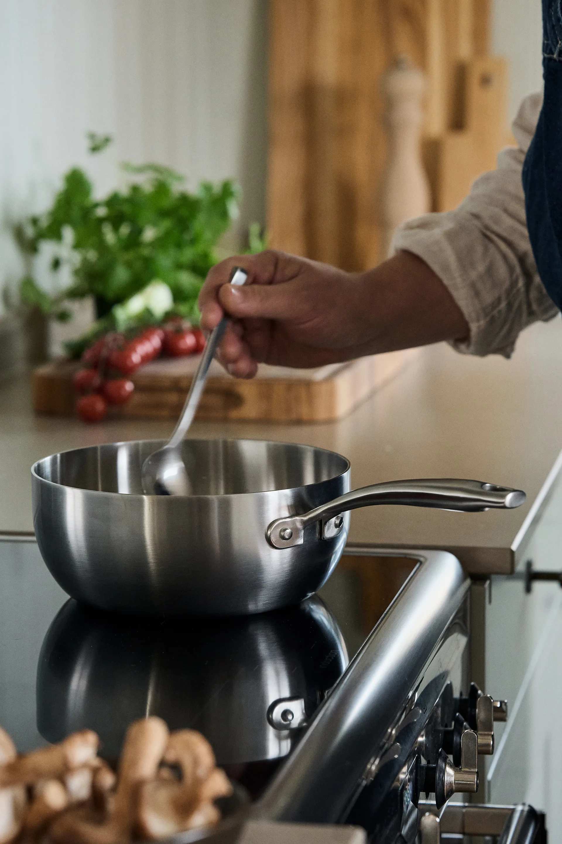 Nordwik sauteuse 3-ply rustfrit stål, 20 cm Nordwik