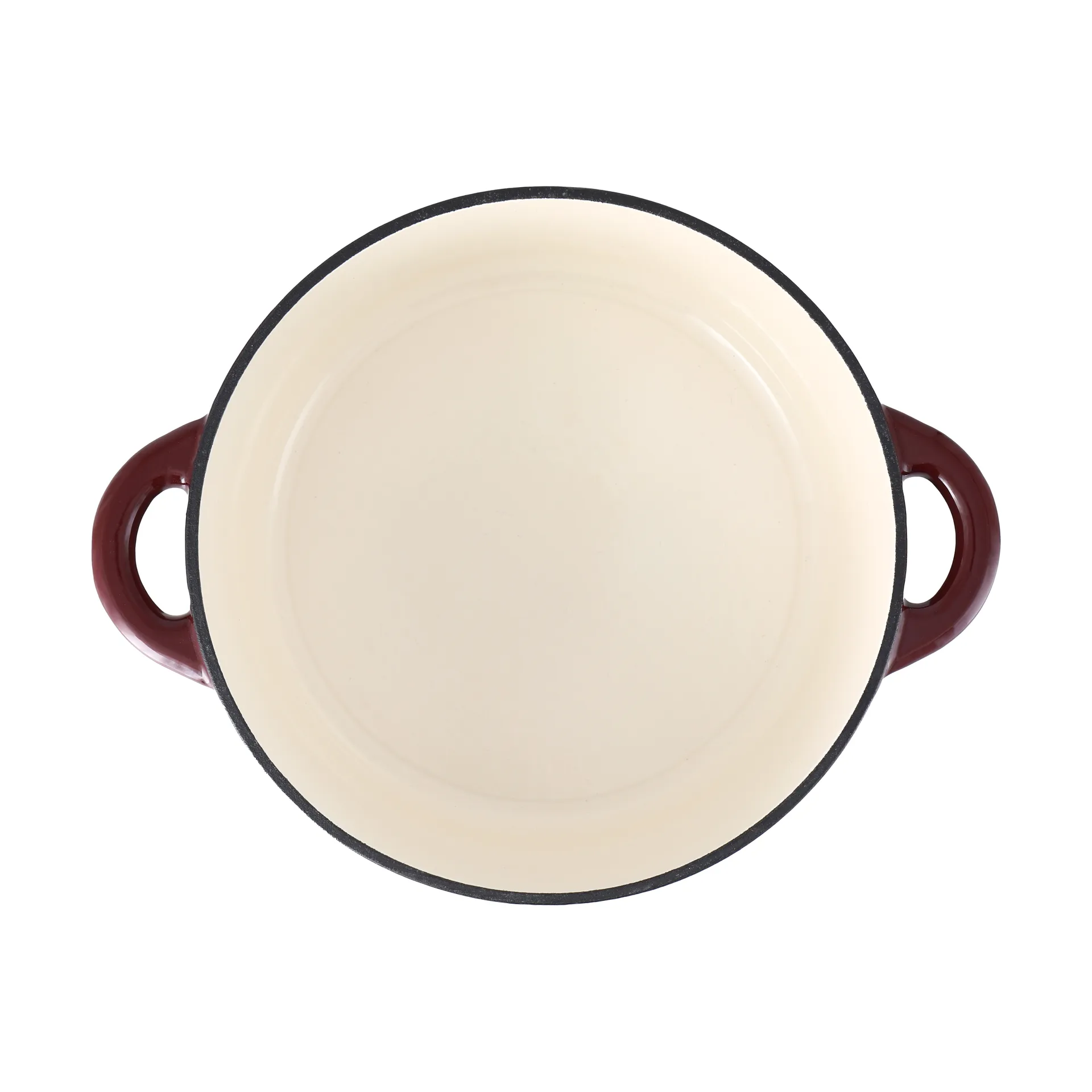 Nordwik støbejernsgryde rund 5 l, Burgundy Nordwik