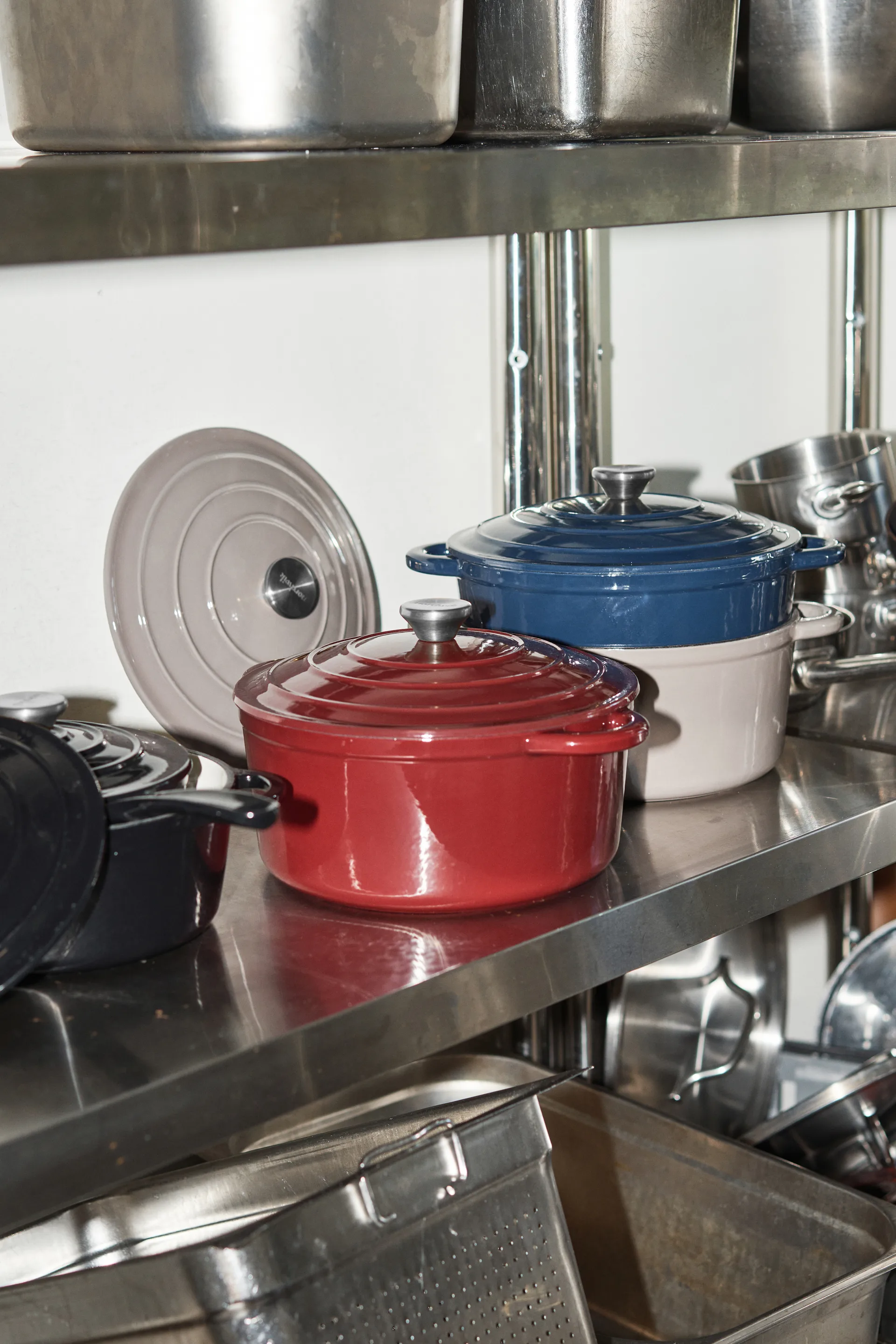 Nordwik støbejernsgryde rund 5 l, Burgundy Nordwik