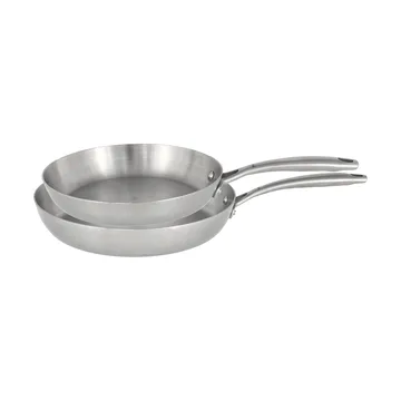 Nordwik stegepandesæt 3-ply 2 dele - Rustfrit stål - Nordwik