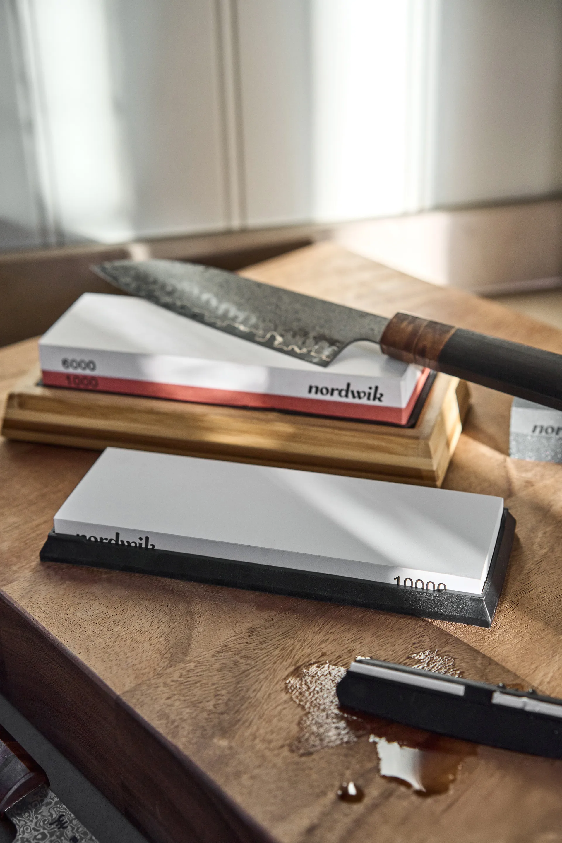 Vådskærpestenspolering, 10 000 grit Nordwik