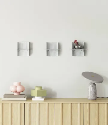 Alu Shelf hylde 25 cm - Aluminium - Normann Copenhagen
