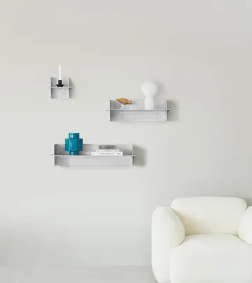 Alu Shelf hylde 25 cm - Aluminium - Normann Copenhagen