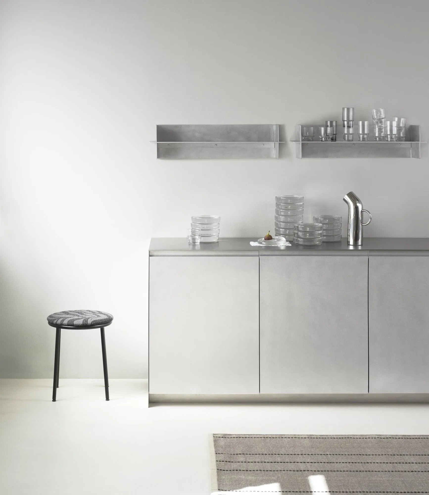 Alu Shelf hylde 80 cm, Aluminium Normann Copenhagen