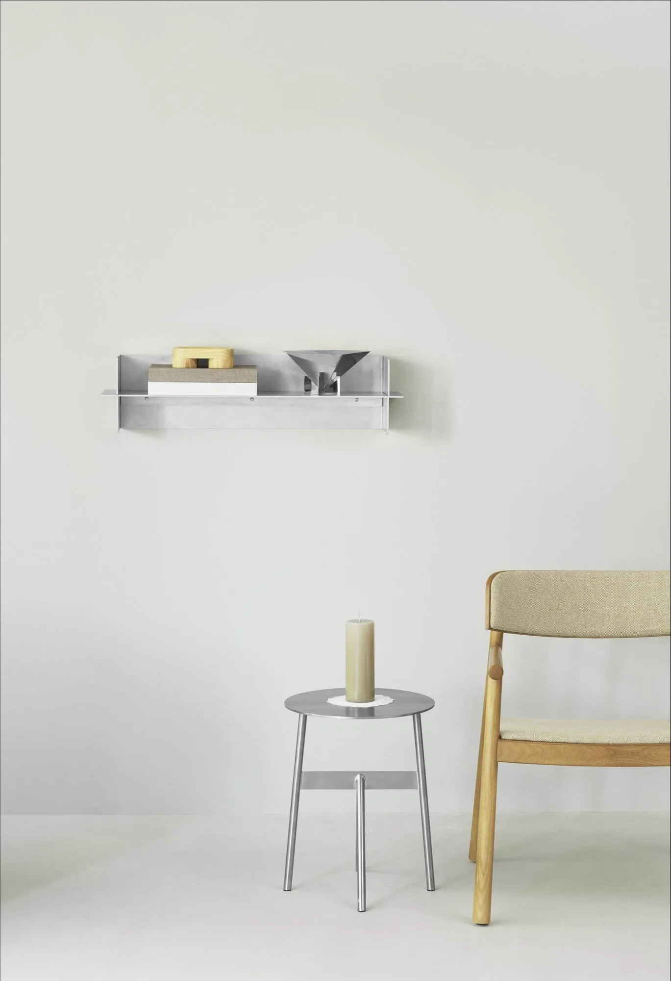 Alu Shelf hylde 80 cm, Aluminium Normann Copenhagen