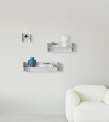 Alu Shelf hylde 80 cm - Aluminium - Normann Copenhagen