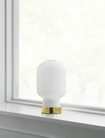Amp bordlampe - Hvid/Messing - Normann Copenhagen