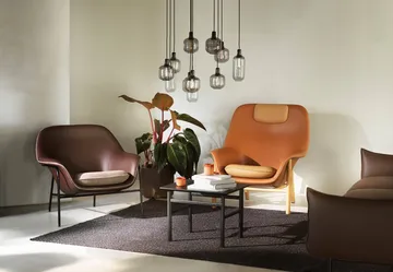 Amp lampe lille - grå-sort - Normann Copenhagen