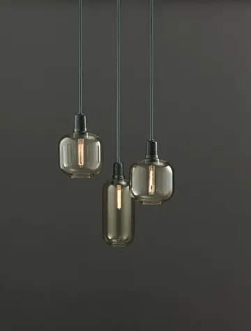 Amp lampe lille - guld-grøn - Normann Copenhagen
