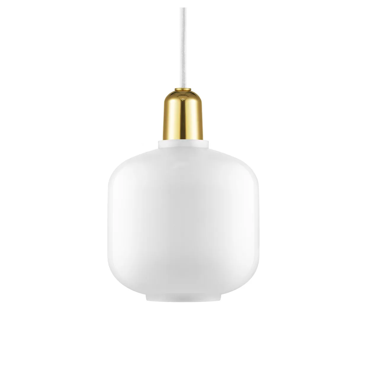 Normann Copenhagen Amp lampe lille Hvid/Messing