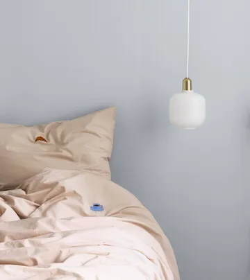 Amp lampe lille - Hvid/Messing - Normann Copenhagen