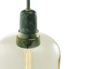 Amp lampe stor - guld-grøn - Normann Copenhagen