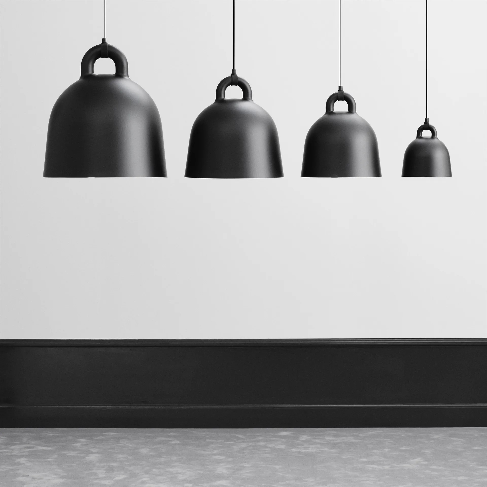 Bell lampe sort, X-small Normann Copenhagen