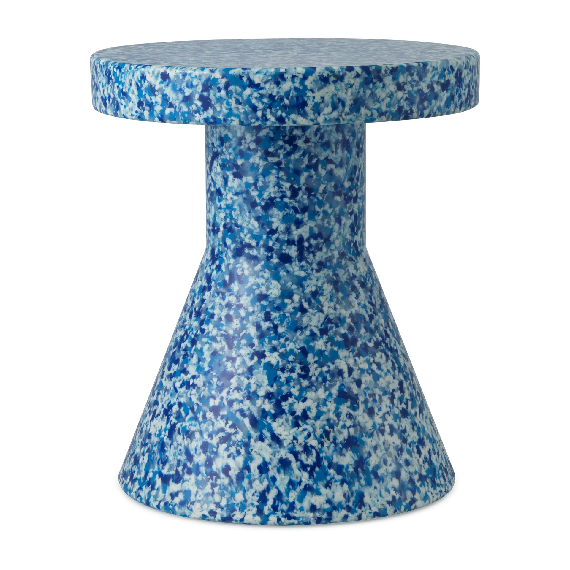 Bit Cone rund skammel, Blå, Ø36x42 cm Normann Copenhagen