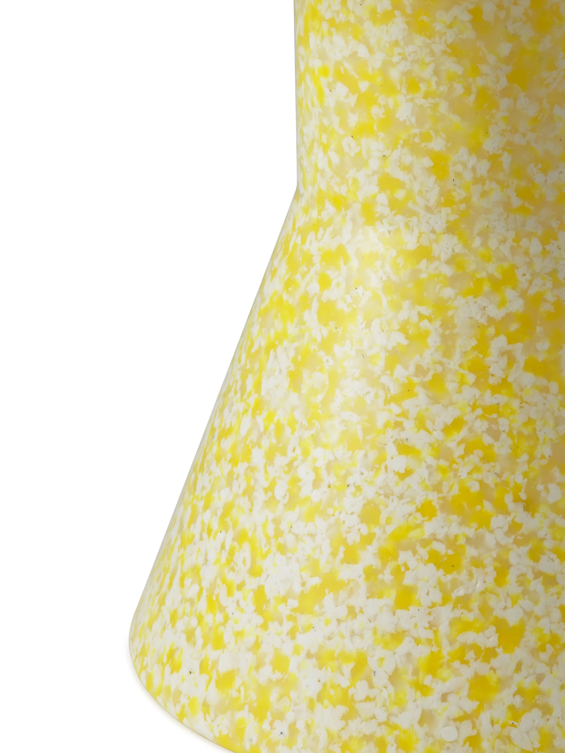 Bit Cone rund skammel, Gul, Ø36x42 cm Normann Copenhagen