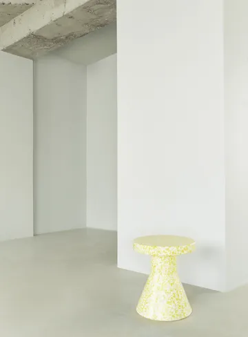 Bit Cone rund skammel - Gul, Ø36x42 cm - Normann Copenhagen