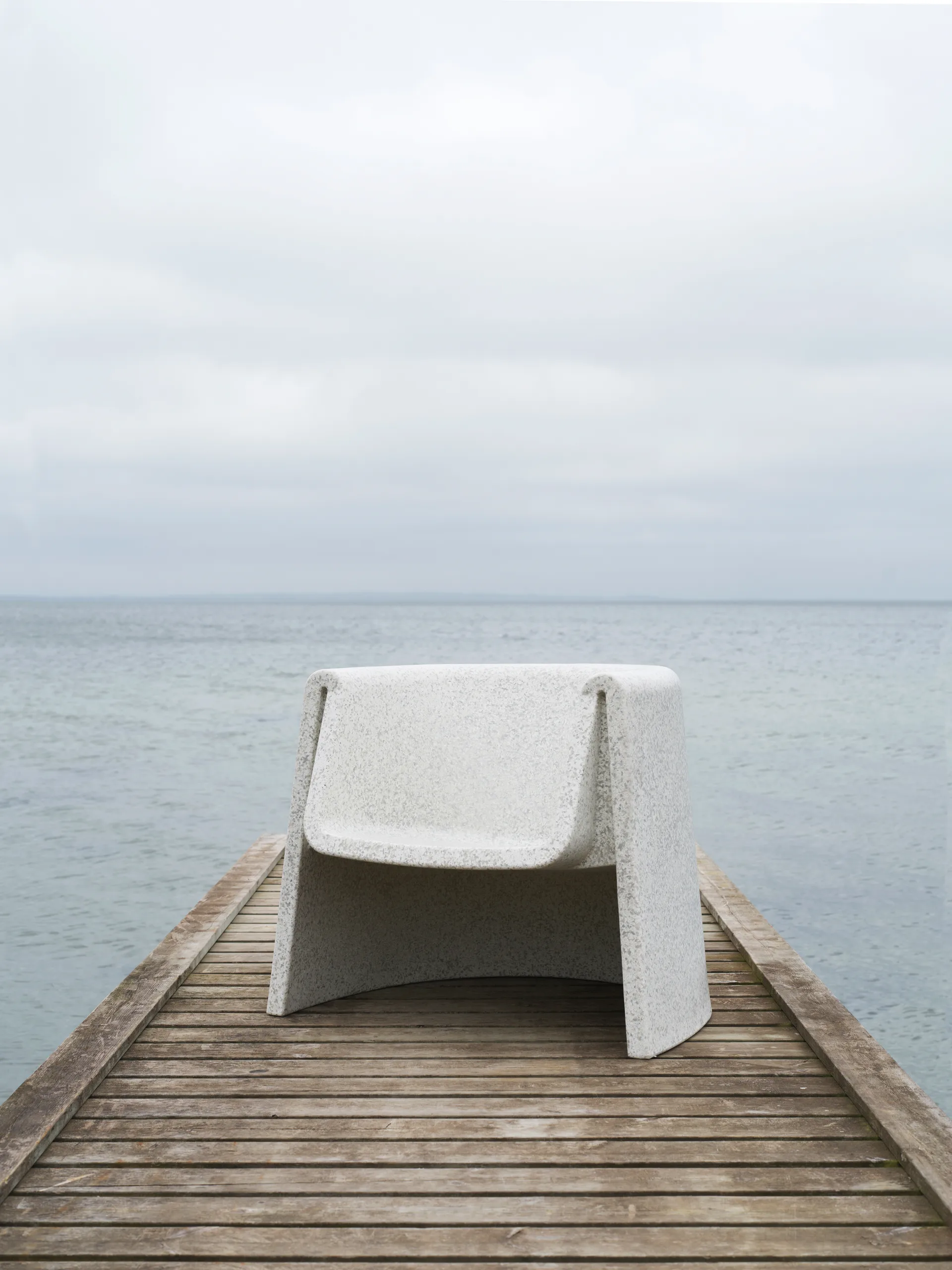 Bit Lounge Chair lænestol, Hvid Normann Copenhagen