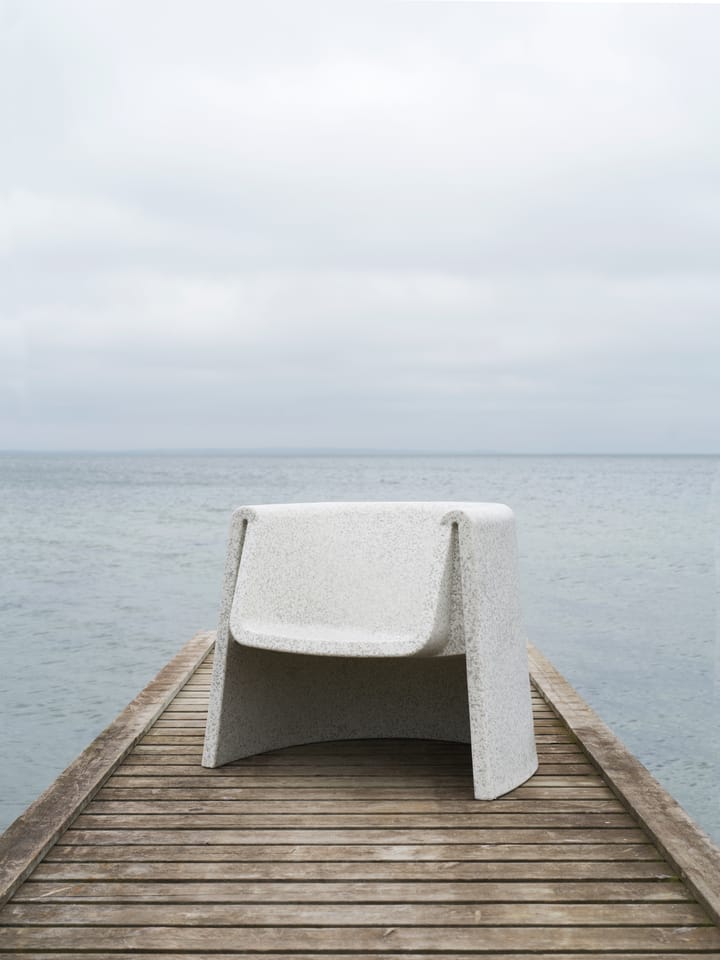 Bit Lounge Chair lænestol, Hvid Normann Copenhagen