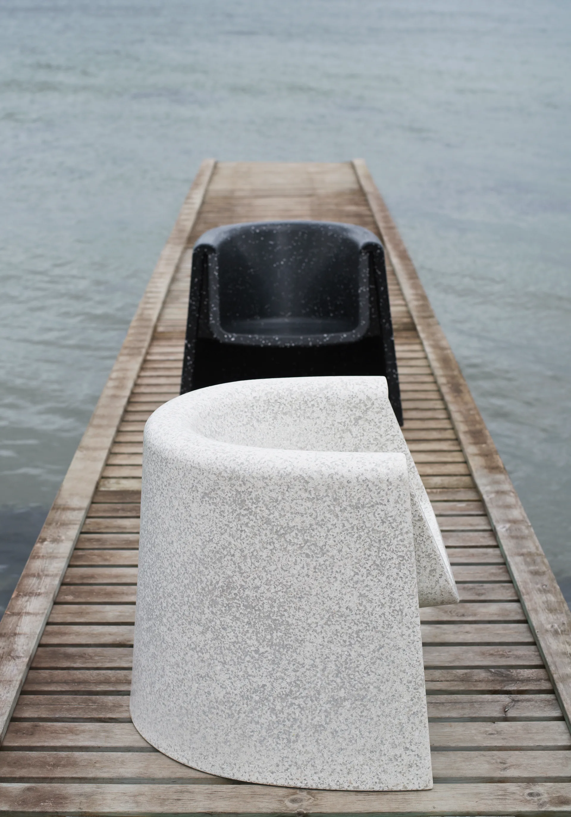 Bit Lounge Chair lænestol, Hvid Normann Copenhagen