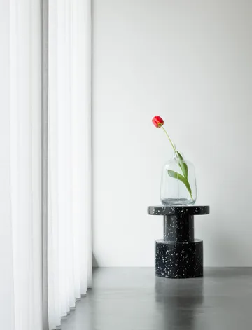 Bit skammel - Sort, Ø36x42 cm - Normann Copenhagen