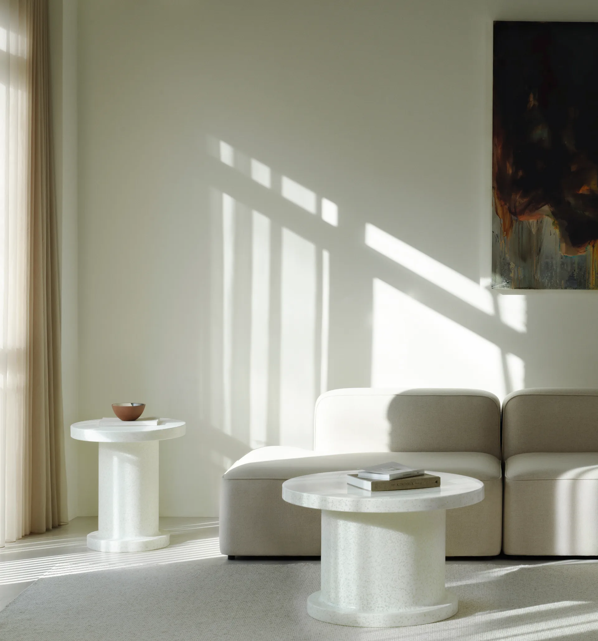 Bit sofabord, Hvid Normann Copenhagen