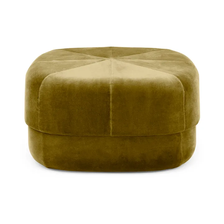 Circus puf - Velour moss green, large - Normann Copenhagen
