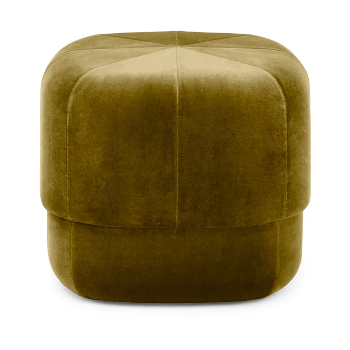 Circus puf - Velour moss green, small - Normann Copenhagen