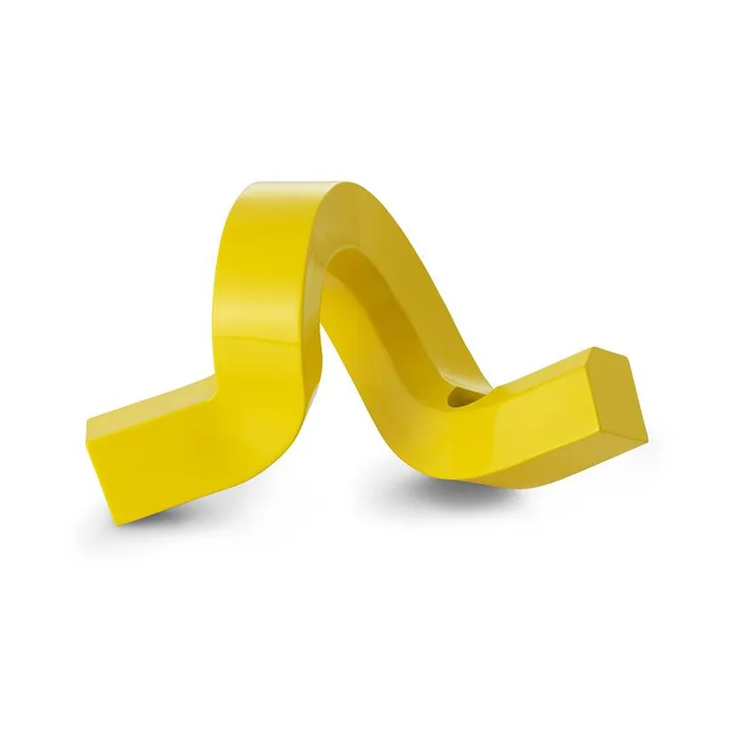 Normann Copenhagen Crooked lysestage 1 Yellow