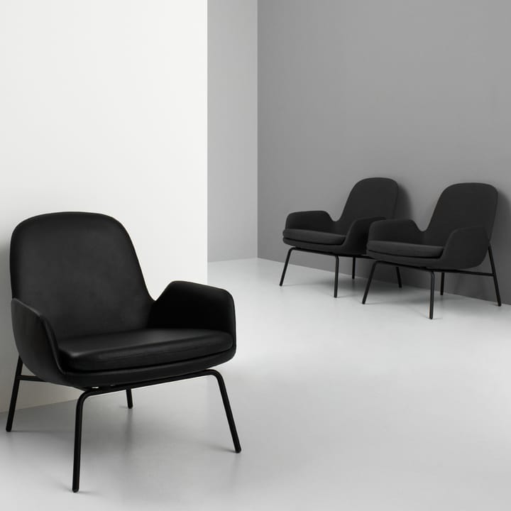 Era Low loungestol - læder Tango sort - Normann Copenhagen