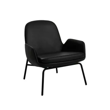 Era Low loungestol - læder Tango sort - Normann Copenhagen