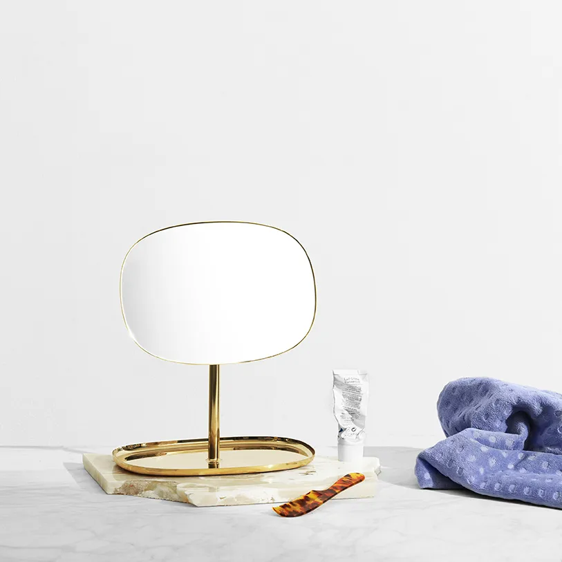 Flip spejl, Messing Normann Copenhagen