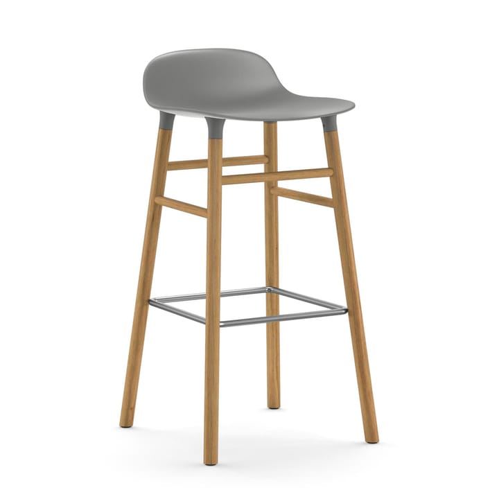 Form barstol egeben 75 cm - grå - Normann Copenhagen